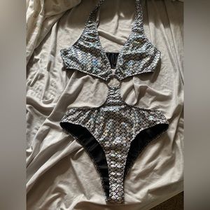 Silver Swimsuit